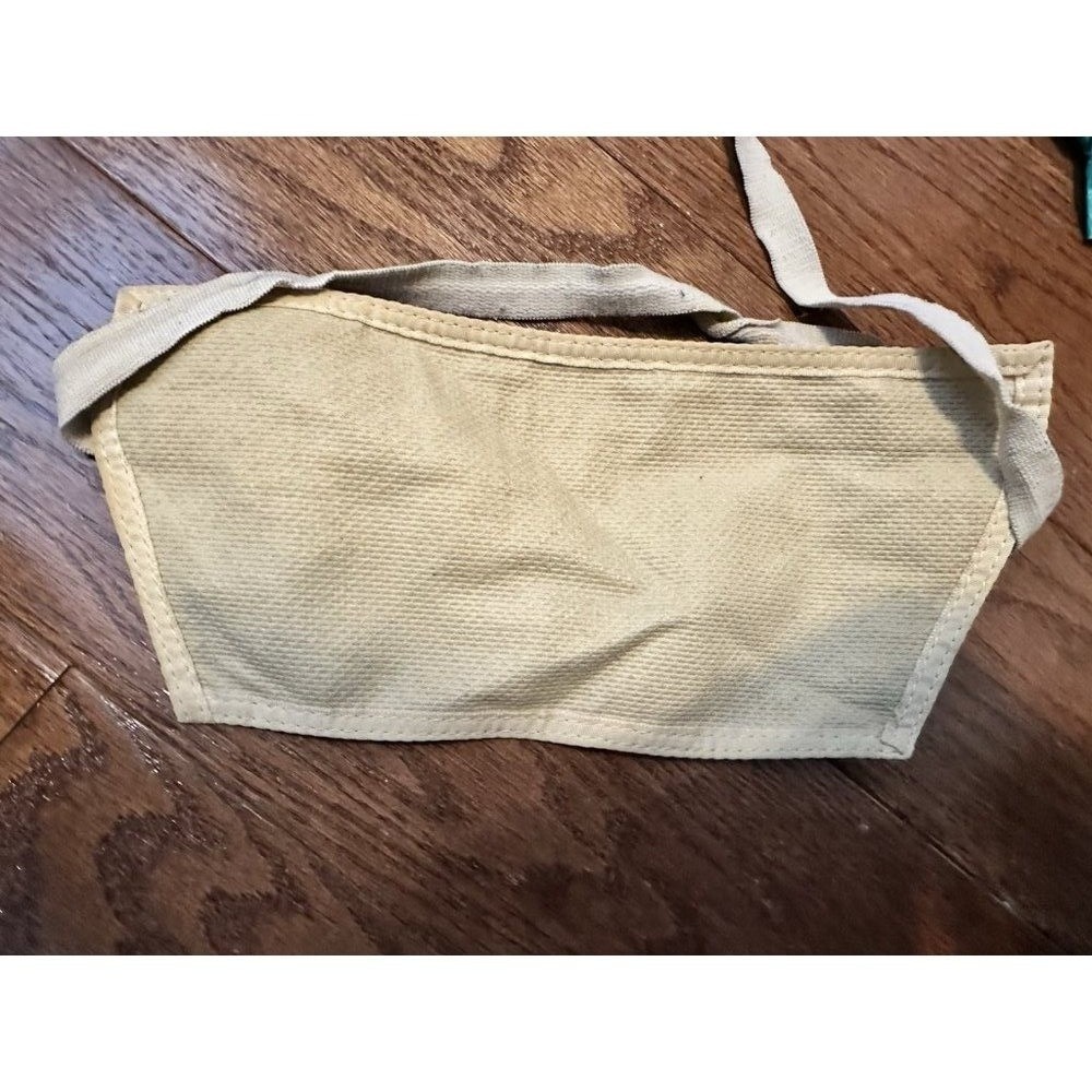 Travel Belt Bag Money Pouch Zipper Beige - Picture 1 of 5